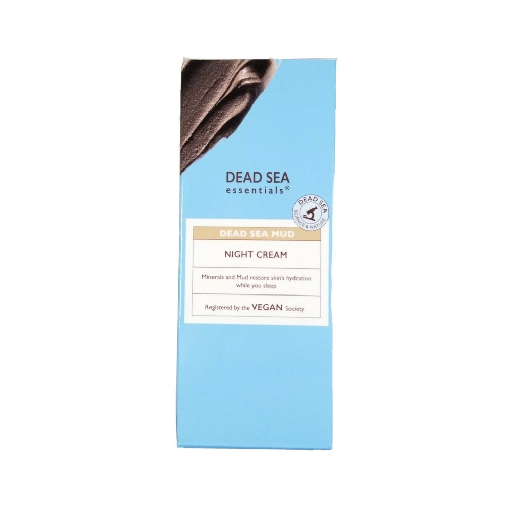 Ahava Dead Sea Essentials Mud Night Cream Natchcreme Vegan 1.7 fl.oz New In Box